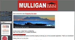 Desktop Screenshot of mulliganrealestate.co.za