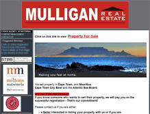 Tablet Screenshot of mulliganrealestate.co.za